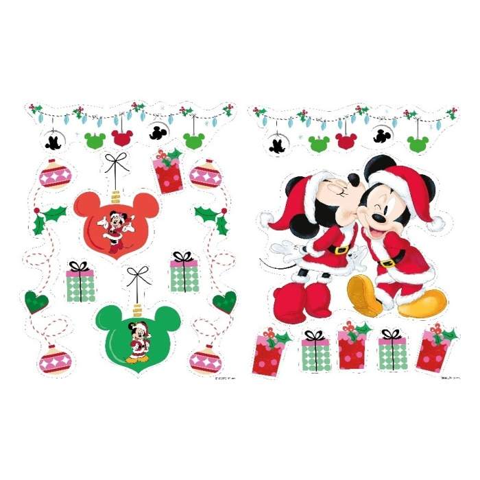 Šablona okenní Disney Mickey mix 43x30cm Christmas Inspiratio