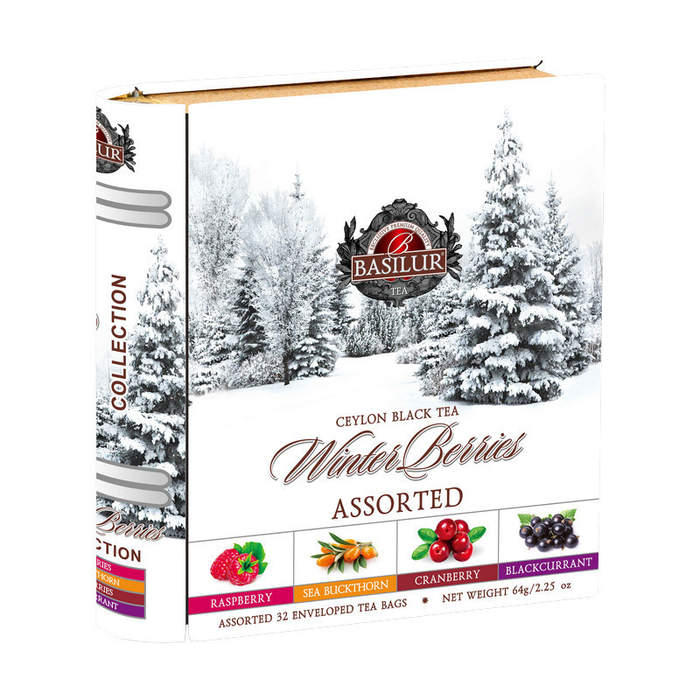 Čaj Basilur Book Winter Berries Assorted 32x2g Mix Tee