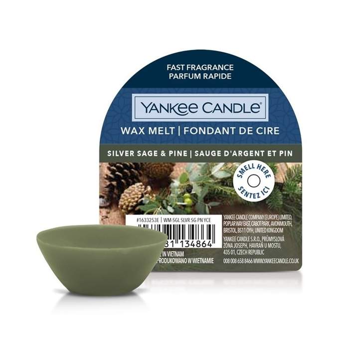 Vosk YANKEE CANDLE 22g Silver Sage & Pine Yankee Candle