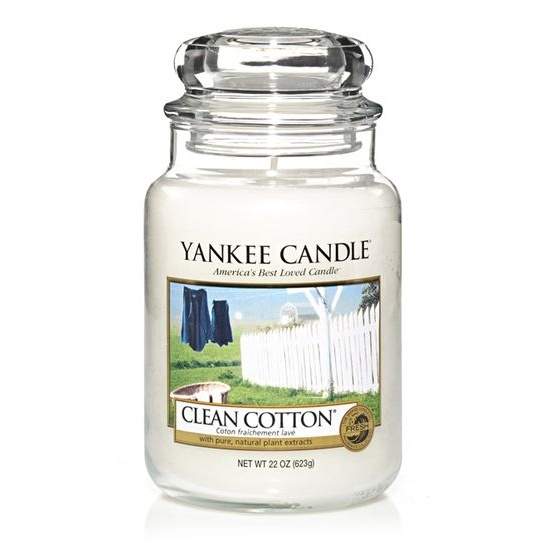 Svíčka YANKEE CANDLE 623g Clean Cotton Yankee Candle