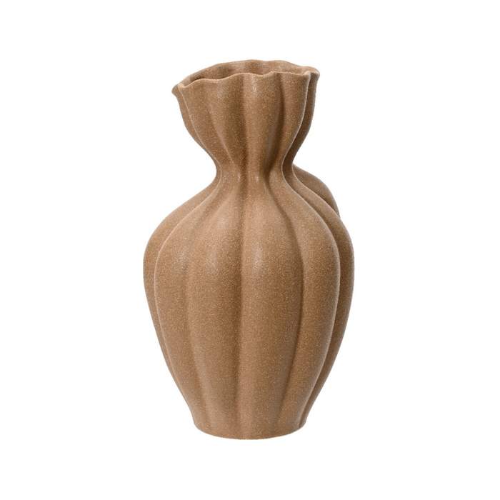 Váza kemeninová atypická sv.hnědá 29