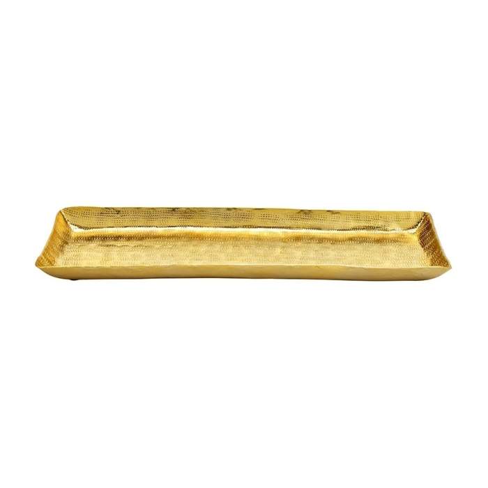 Tác hranatý kovový zlatý 42cm Wurm G.