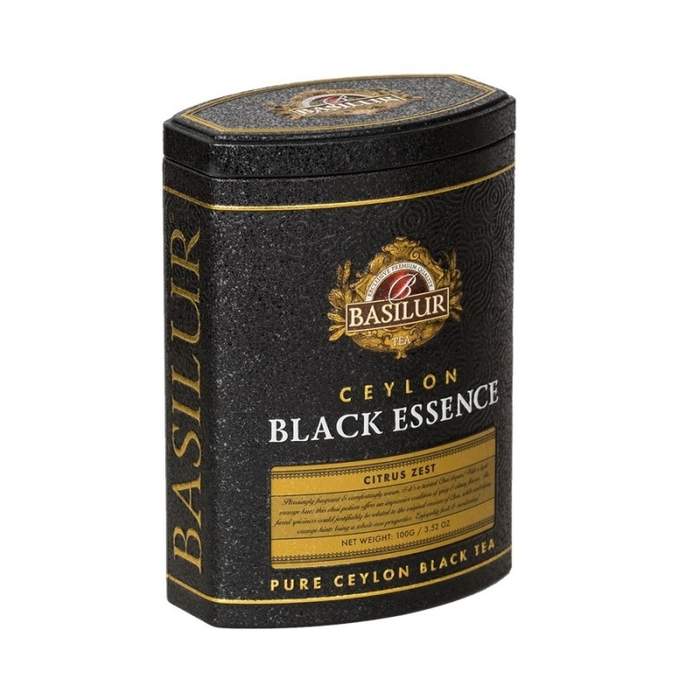 Čaj BASILUR Black Essence Citrus Zest dóza 100g Mix Tee