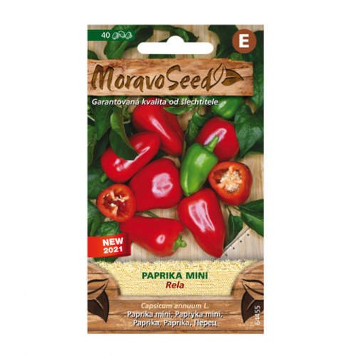 Paprika zeleninová RELA mini (MS) MoravoSeed