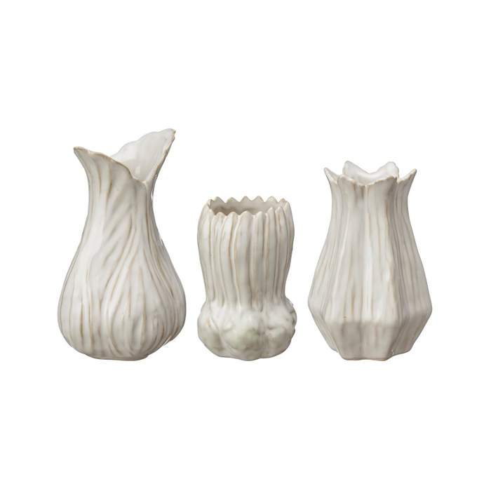 Váza atypická porcelánová LESLIE bílá mix 10cm Wikholm Form AB