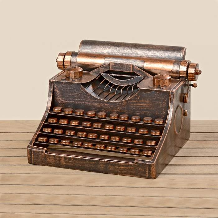 Dekorace psací stroj 37cm Boltze